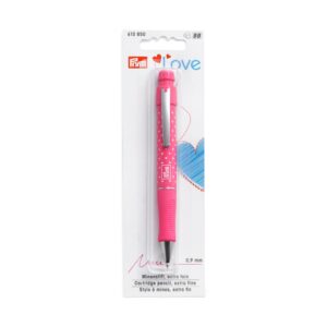 Prym Love - Cartridge pencil,  with 2 cartridges Ø 0,9 mm, Pink