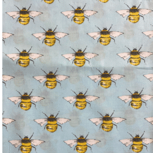 Bee's 100% Cotton Poplin Fabric Sky Blue