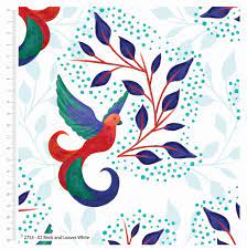 Birds of Paradise - Birds and Leaves