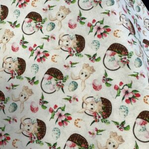 Bunny in Basket - By Freedom Fabrics