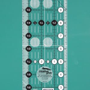 Non Slip Ruler 3.5" x 12.5"   (Creative grids)