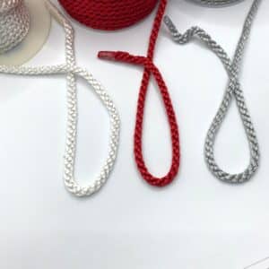 Crepe Cord 6mm -  Various Colours -  Per Metre
