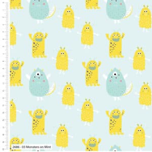 Cutest Little Monster - Monster on Mint