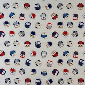Owls 100% Cotton (Fryetts Fabric)