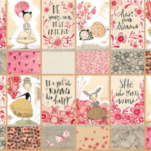Love is spoken Here 100% Cotton Panel