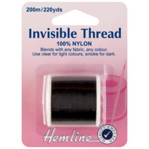 Hemline Invisible Thread 200m Smoke
