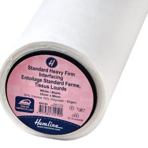 Hemline Iron on Standard Heavy Firm Interfacing