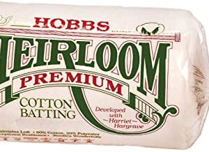 Hobbs Heirloom Premium Cotton Wadding - Twin 72 x 90 inch