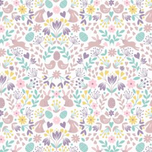 Lewis & Irene Spring Treats - Bunny and Chicks on Cream
