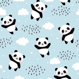 Panda Themed Fabric - By Freedom Fabric's