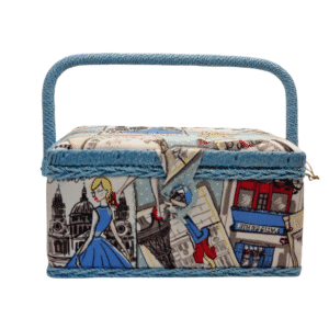 Paris Inspired Small/Medium Sewing Basket