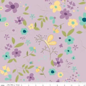 Riley Blake Hello Spring 100% Cotton Lilac