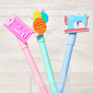 Sew Fun Gel Pens - 3 styles to choose from Tape Measure/Wool/Sewing Machine.