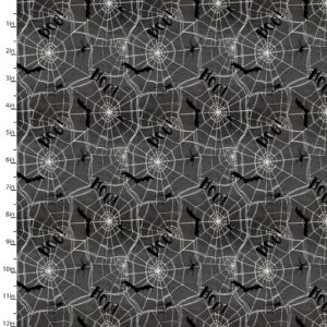 Spooky Night Fabric Spider Webs