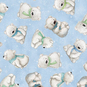 Sky Bunnies 100% Cotton by Timeless Treasures