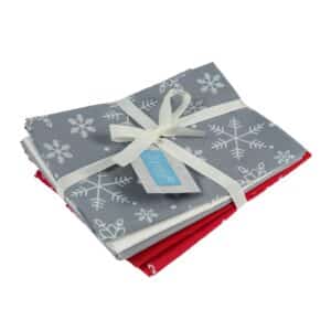 Trimits Christmas Fat Quarter Bundle X 5 - 100% Cotton