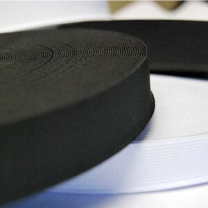 Woven Elastic white 19mm Wide Per Metre