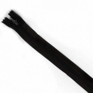 Budget  Closed End Zips  - Black - Various Sizes