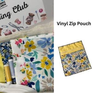 Sewing Club Vinyl Zip Pouch