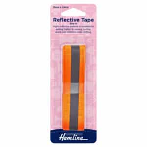 Reflective Sew in Tape Orange